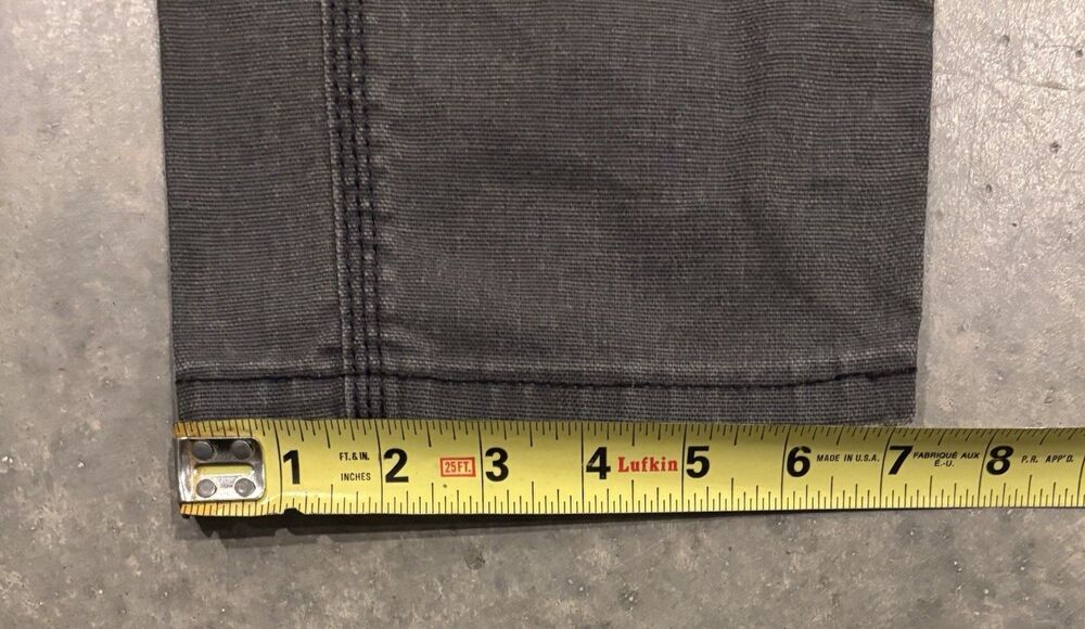 Carhartt Women Gray Slim Fit Workwear Pants Double Knee Cotton Spandex 6 Regular - Picture 6 of 8
